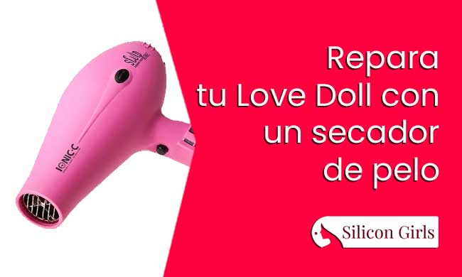 Reparar a tua sex doll com secador: calor controlado