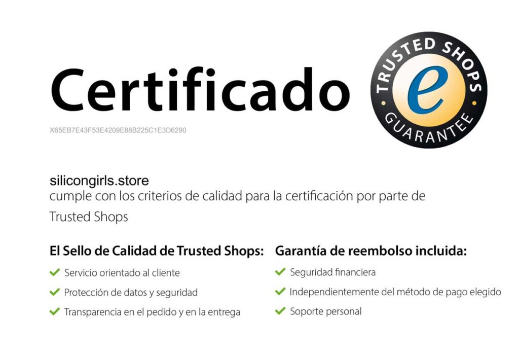 ¿Por qué debería comprar una Real Doll en Silicon Girls? 4 razones que marcan la diferencia 8 certificado trusted shops silicon girls