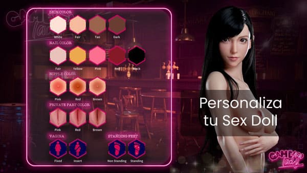 Game Lady Dolls: Aproveite a companhia da sua garota do videojogo 8 Personaliza gamelady