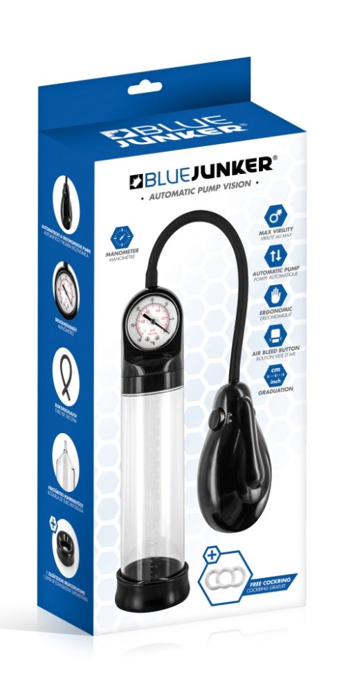 Extensor del Pene Blue Junker con Manometro