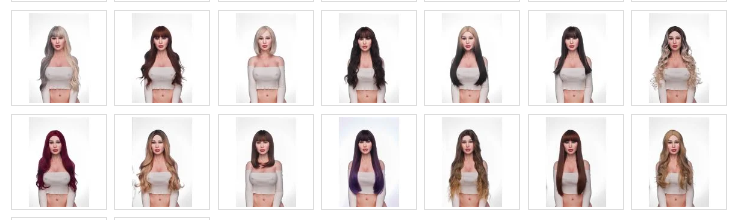 Bonecas sexuais personalizadas: guia definitivo para criares a tua rapariga ideal com realismo premium 15 opções de cabelo e perucas