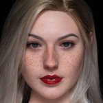Maquillaje realista S+(head realistic painting)